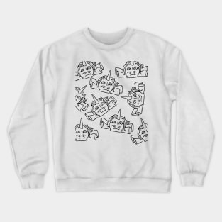 Over it Unicorns Crewneck Sweatshirt